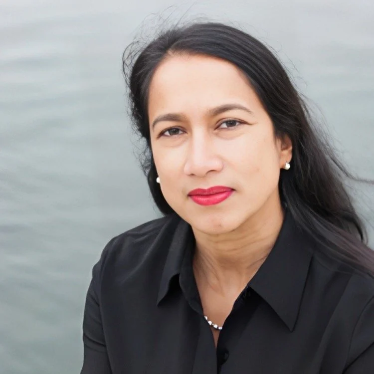 Portrait of May Joseph by the water